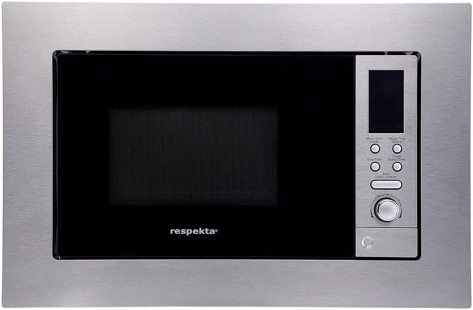 respekta Four à micro-ondes encastrable type/modèle : MW 800, acier inoxydable.