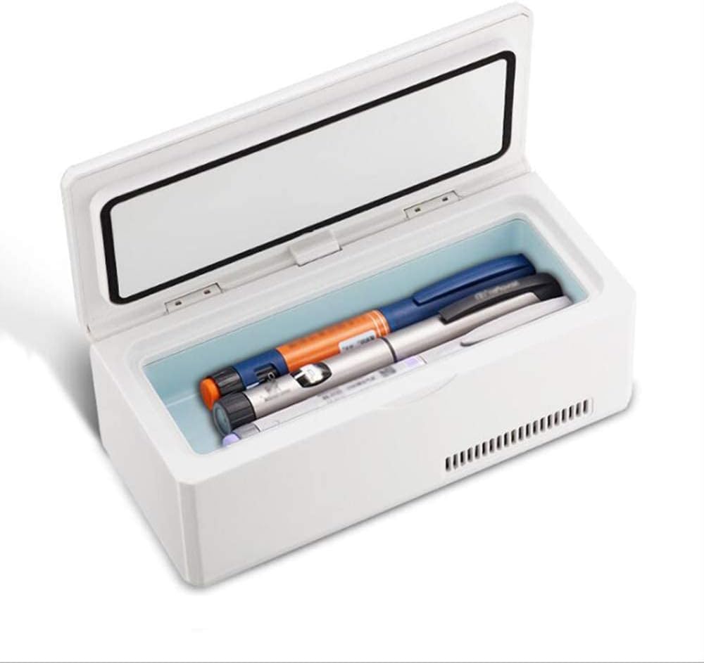 LEVIOC'S Refroidisseur électrique pour insuline - Réfrigérateur portable pour médicaments en voyage - Réfrigérateur de voiture et maison