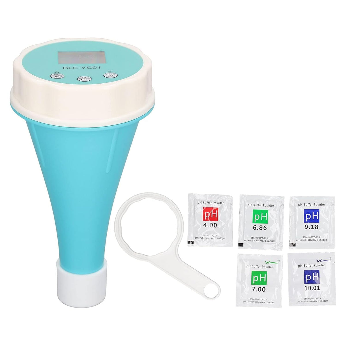 Testeur Ph Piscine Bluetooth Moniteur De Piscine Intelligent Détecteur 6 En 1 Testeur De Qualité De L'eau Pour Tester Ph Tds Ec Orp Cl Et Température