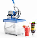 Garvee Broyeur Glace électrique 300W, 4 Lames Inox 300kg/h, 34L, Machine a glace et sorbetière, Bar, Restaurant, Maison