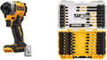 Dewalt - Visseuse à choc XR 18V Brushless (Produit seul) - DCF850N-XJ & Embout de Vissage en Coffret TOUGHCASE 37 Pièces pour Perceuse-Visseuse