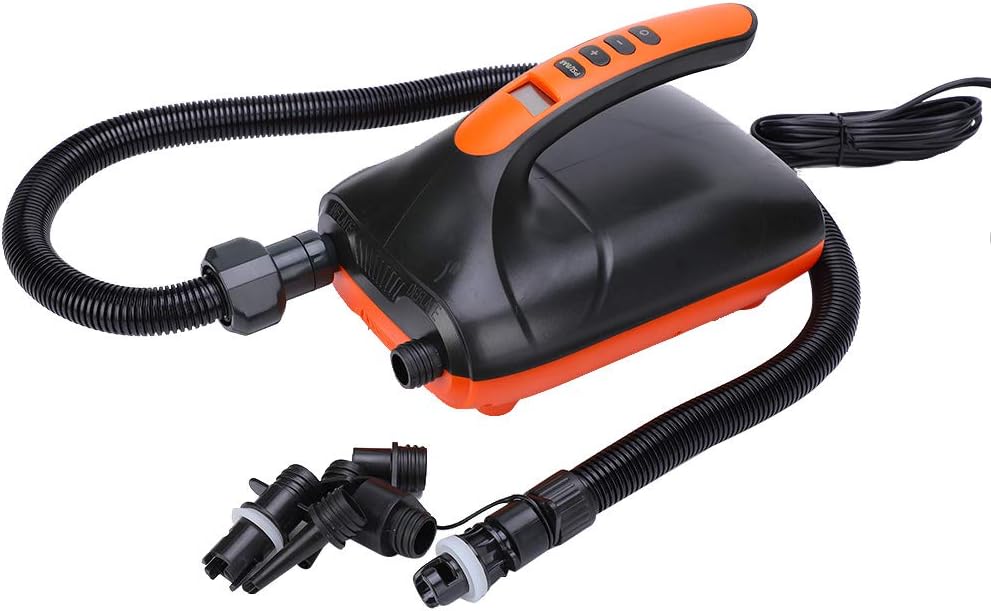 aqxreight Pompe électrique HT 782 pour Paddle Board, Planche de Surf et Kayak, Gonfleur Haute Pression avec Affichage Numérique, Tuyau Amovible