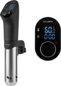 KLAMER Sous Vide Stick, 1200 Watt IPX7 étanche avec circulation 3D et régulation de température de 20 à 95