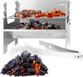 FENNEK 2.0, Barbecue au Charbon de Bois, Acier Inoxydable, Portable/démontable
