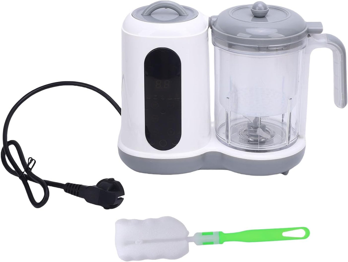 Robot Culinaire pour bébé Automatique et Multifonction avec Fonctions de Mixage, de Cuisson à la Vapeur et de Minutage (Prise UE)