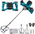 Malaxeur Mortier Compatible avec Batterie Makita, 3200 W batteur de mortier de couleur, max 680 tr/min