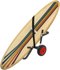 Chariot de transport en aluminium pour 2 kayaks/SUP, capacité de charge de 176 lbs, avec roues anti-crevaison de 25,4 cm, pliable et léger