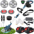 Coupe Bordure sans Fil avec Batterie, Coupe-Herbe 5 en 1 à Batterie-Moteur sans balais 750 W, Débroussailleuse avec 2×4,0 Ah 21 V