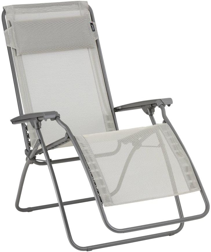 Lafuma MOBILIER - Fauteuil Relax Zéro Gravité R Clip - Chaise Longue Pliante Terrasse et Jardin - Toile Batyline Résistante - Transat Multiposition