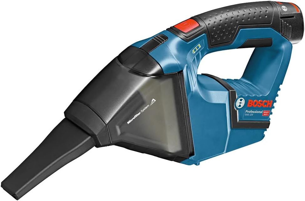 Bosch Professional 12V System aspirateur sans-fil GAS 12V (volume du bac 0,35 L, 0,87 kg)