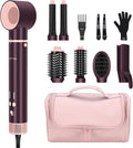 AirStyler 7 en 1 MaxAIR 2.0 fer à friser automatique double tension, lisseur, 110,000 RPM sèche-cheveux, peigne volumisant, peigne lissant