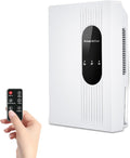 Dehumidifier for Home, Réservoir d'eau de 2 200 ML, Déshumidificateur (30 m²) pour Salle de Bain, Déshumidificateur pour sous-Sol, Arrêt Automatique