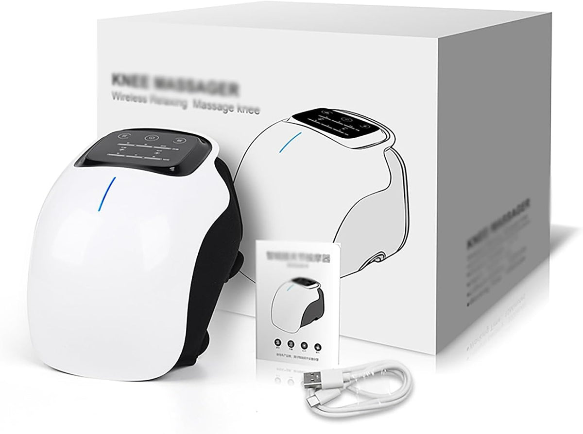 Genouillère chauffante sans fil, genouillère chauffante rechargeable de type C et genouillère chauffante infrarouge puissante