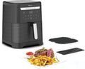 Moulinex Easy Fry & Grill XXL Friteuse sans huile + gril, Capacité 6,5 L, Jusqu'à 8 personnes, 8 programmes automatiques, Séparateur double cuisson