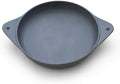 OIGEN Poêle en Fonte Naked Pan. Rond, 28 cm, Hauteur 5 cm. Poêle en Fer à Induction pour Plaque à Induction Ceran, gaz, Four, BBQ, Gril