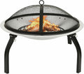 ShGaxin Brasero et barbecue 2 en 1 tisonnier, charbon de bois, fumoir barbecue, barbecue au carbone et le?a, grille de barbecue