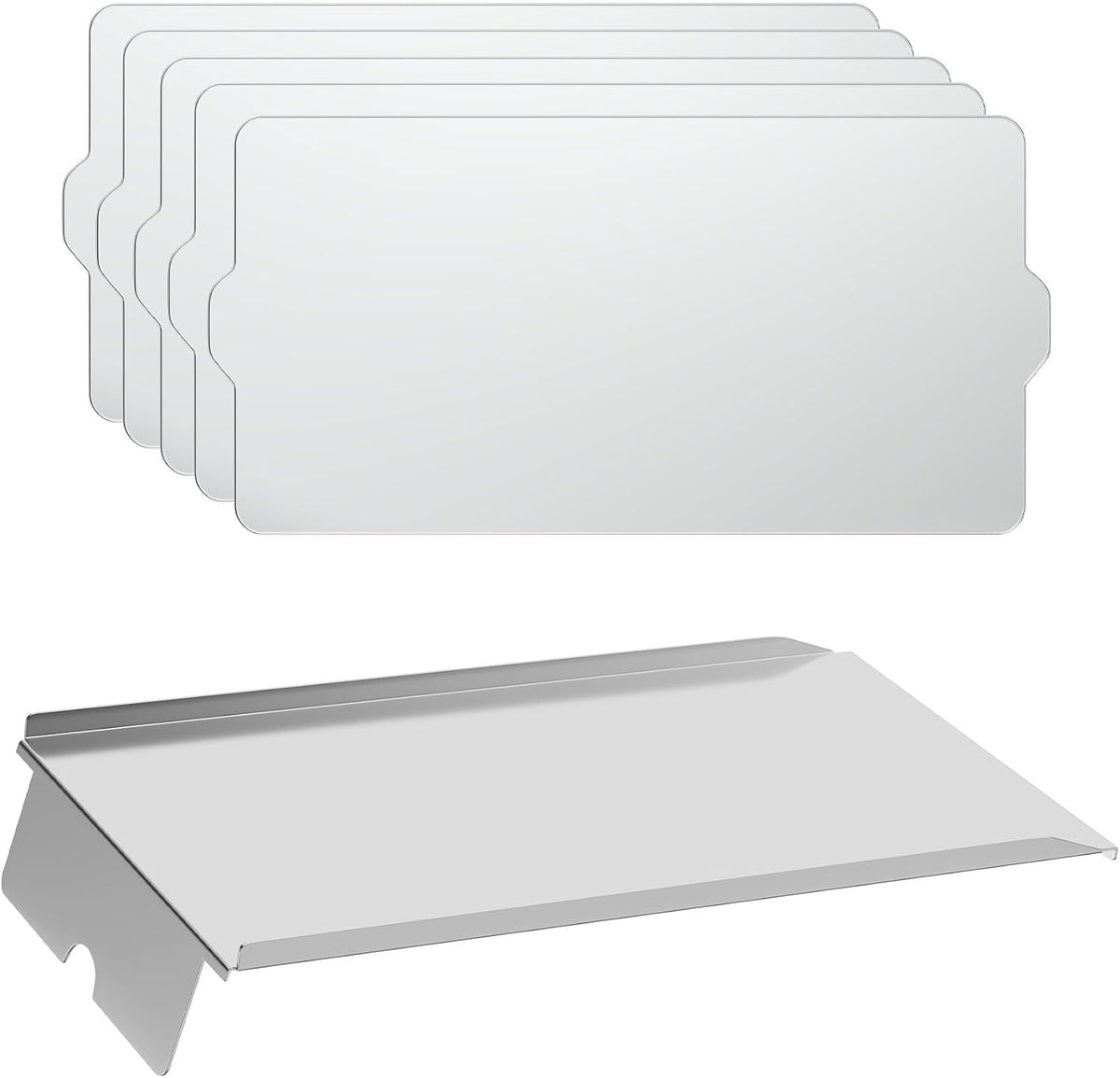 Lot de 5 plaques d'égouttement pour grille d'égouttement - Pièces de rechange pour barbecues à granulés Camp Chef série 36