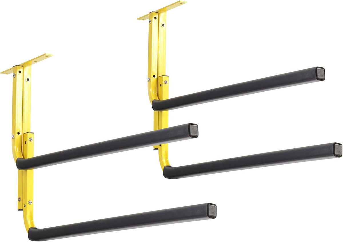 WilTec Support de Plafond pour Planches Surf, Kayaks, Canoes, Snowboards, Sup - 315 x 100 x 870 mm - Charge Max. 45 kg