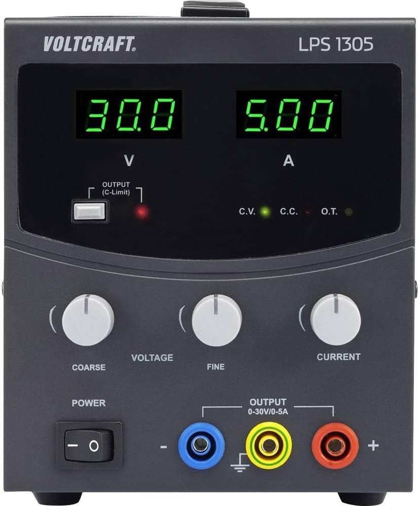 VOLTCRAFT Alimentation de Laboratoire réglable LPS1305 0-30 V/DC 0-5 A 150 W Nbr. de Sorties 1 x