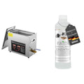 VEVOR Nettoyeur à Ultrasons 6L en Acier Inoxydable Bac Ultrasons Numérique avec Chauffage Temps & PURIVITA