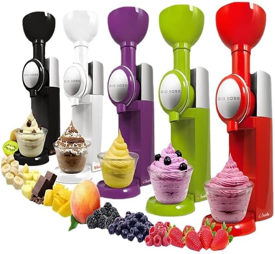 Machine à Desserts glacés, Sorbetière Maison, Sorbetière Italienne, Sorbetière au Yaourt glacé 500 ML, Yaourt glacé à l'italienne