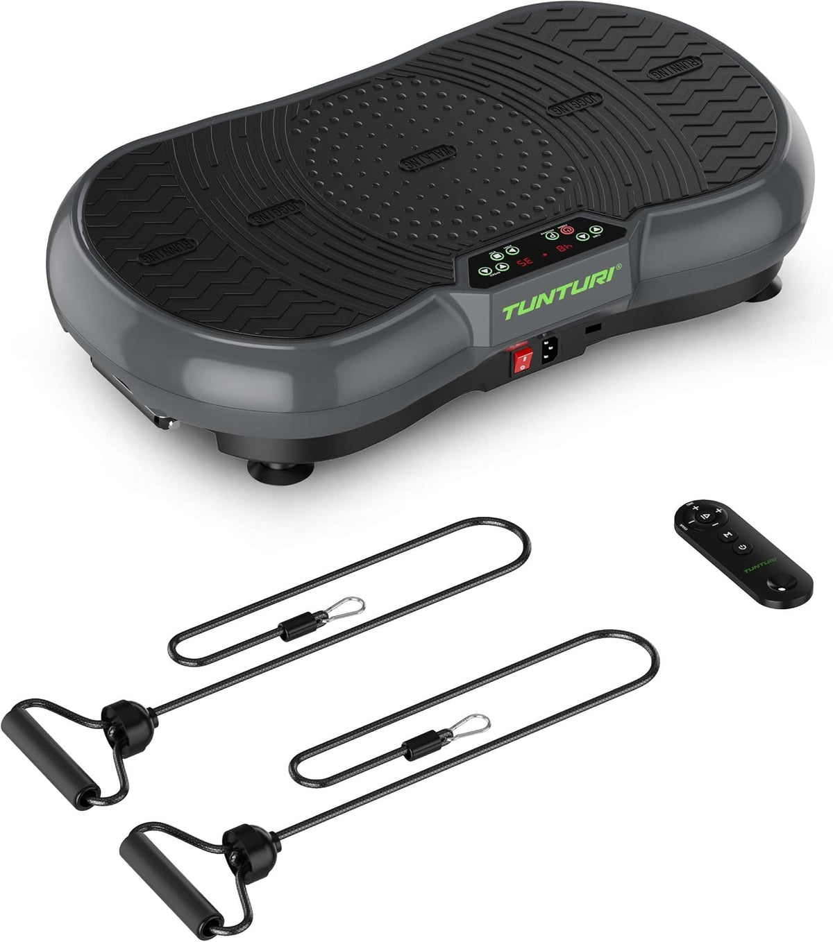 Tunturi Plateforme Vibrante Cardio Fit V40 - Plaque de Fitness et Cardio-Training Oscillante pour Perte de Poids
