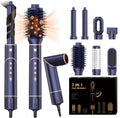 Pro Air Brush Styler 7 en 1 Brosse Soufflante Sèche Cheveux Haute Vitesse Sèche-cheveux Ionique 110,000 tr/min avec 7 Accessoires de Coiffure Femme