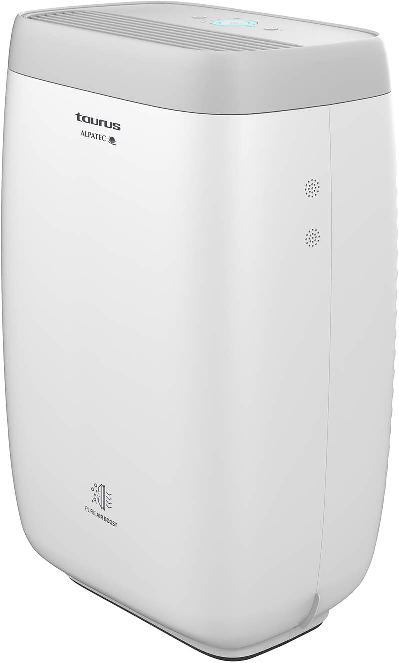 Taurus AP2040 - Purificateur d'air, 75m2, CADR 330m3/h, Capteur de niveau de contamination, Triple filtration HEPA, Charbon actif, Élimine poussière