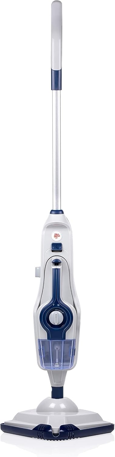 Dirt Devil Balai vapeur et nettoyeur vapeur manuelle DD7003-1400-1600W - Avec 5 embouts - Convient pour différentes surfaces dures