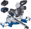 Scheppach Scie à onglet radiale BC-HM216-X - 1 bat. 4Ah + chargeur inclus