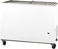 MBH - Congélateur coffre professionnel avec porte vitrée 491 litres pour la restauration. Congélateur coffre industriel avec portes coulissantes