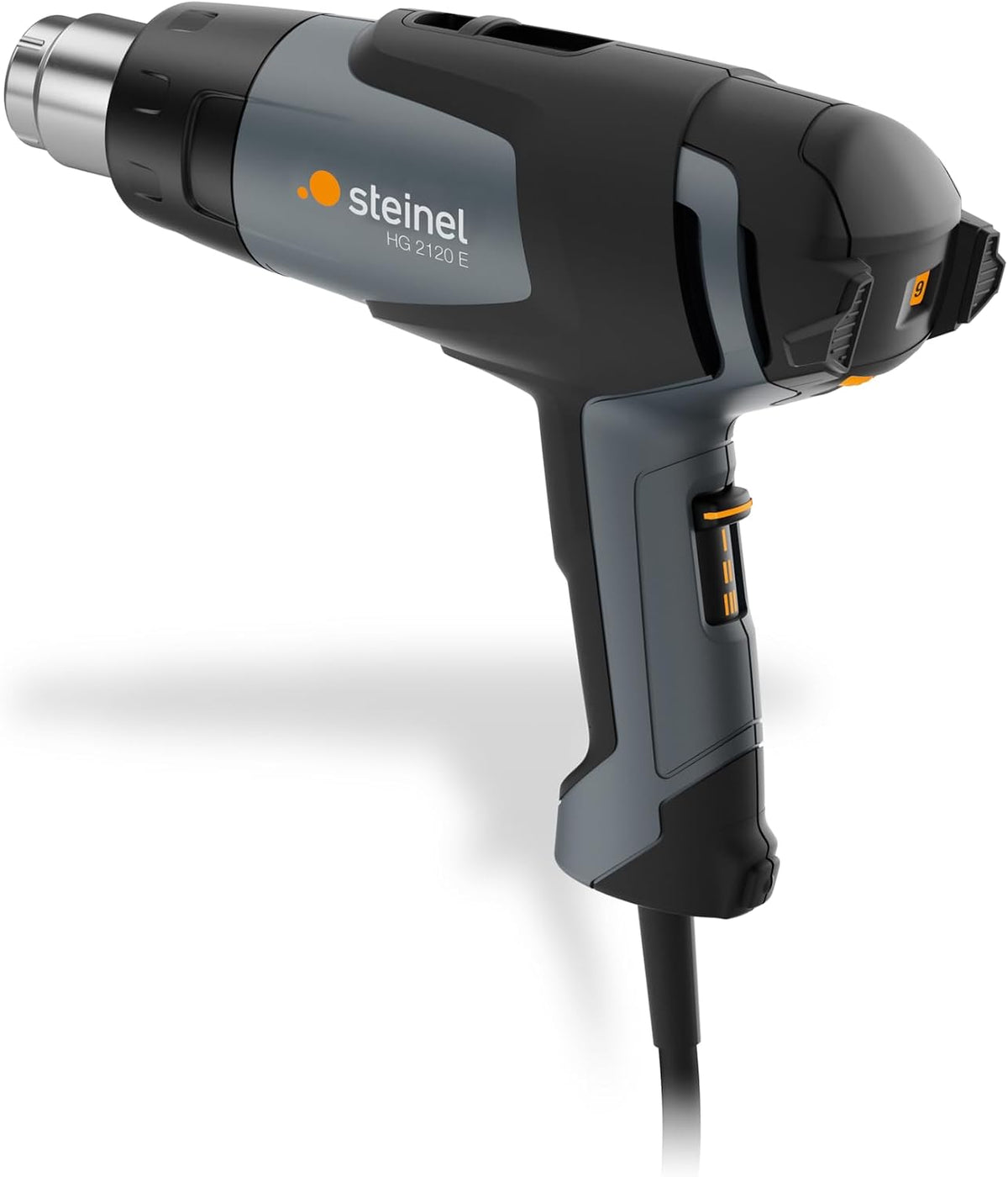 Steinel Pistolet à air chaud HG 2120 E, décapeur thermique professionnel 2200 W, 80-630°C, débit d'air 150-500 l/min, câble 2,2 m