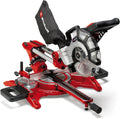 Einhell Scie à onglet radiale TC-SM 2131/1 Dual (max. 1 800 W, 4 900 tour/min, système de glissière intégré, butée de pièce, dispositif de serrage
