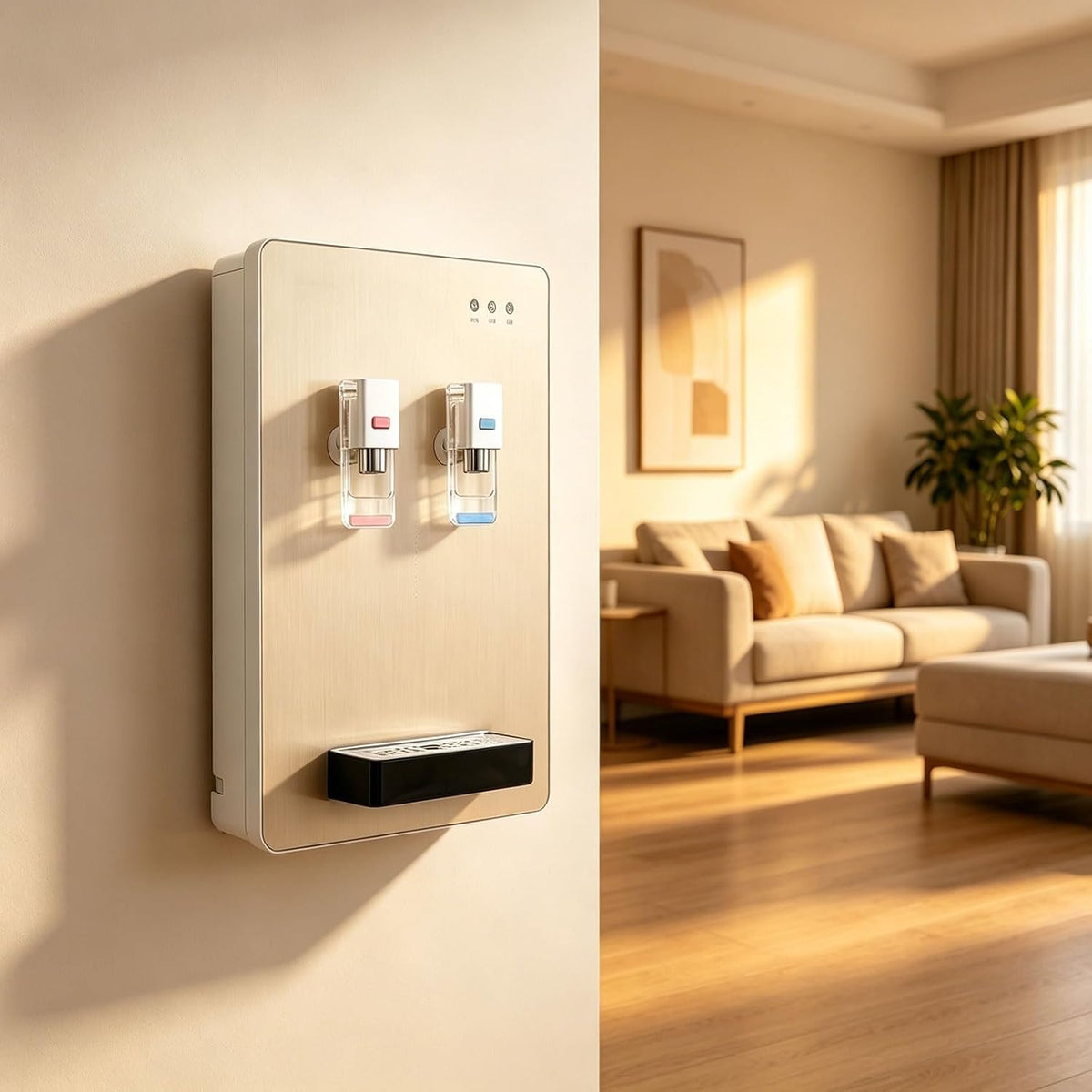Distributeur d'eau mural, Appareil d'eau instantanée à double mode, alimenté directement au réseau et dimensions compactes