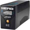 INFOSEC Onduleur Hero Pro Dual Plug 700 - - UPS PC, écran, Box, TV, 1 Prise FR/Schuko 3 Prises IEC, ASI 700VA/360W