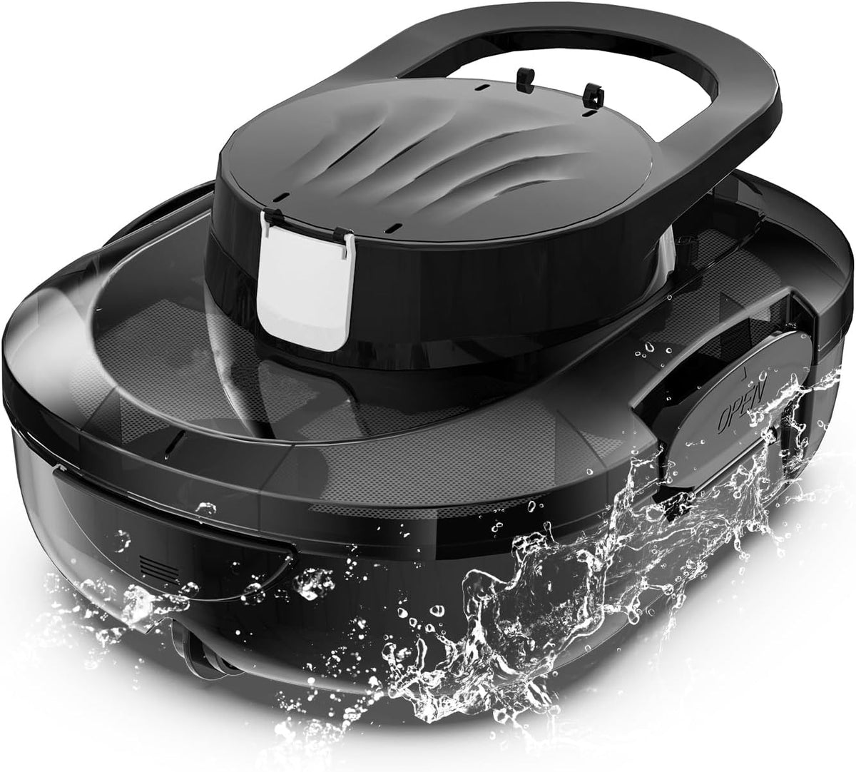 (2026 Upgrade) S1PRO Robot Piscine Sans Fil, Nettoyeur de Piscine Compact, Double Moteur Aspirateur Piscine Hors Sol, 2,5H Charge Rapide