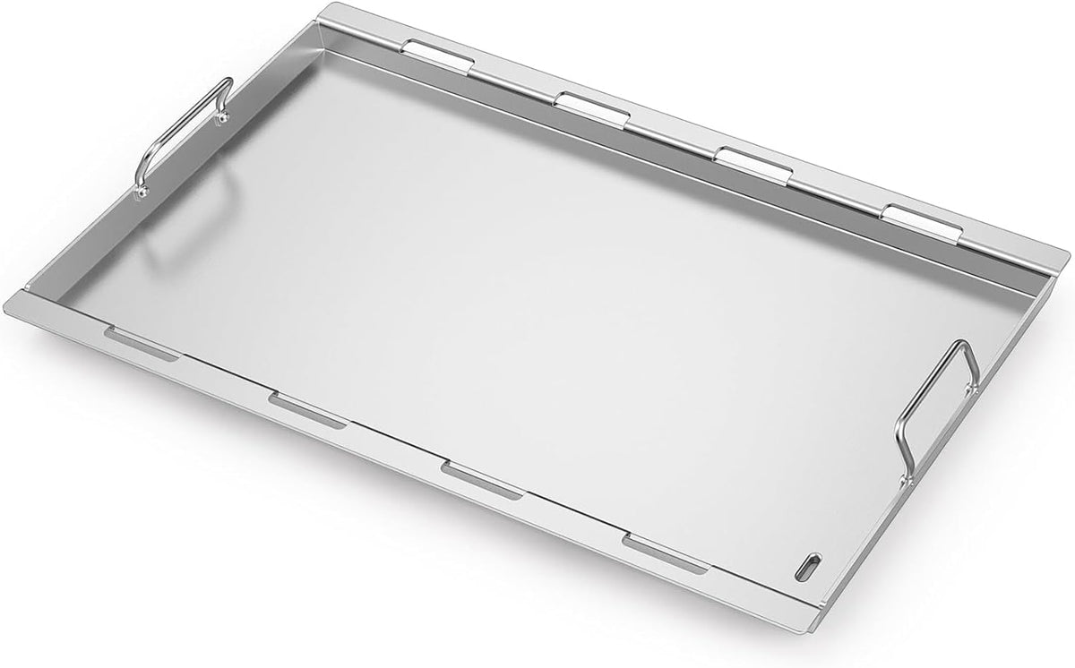 onlyfire Plaque Plancha en INOX pour Barbecue à Gaz Weber Genesis et Genesis II 400 Série