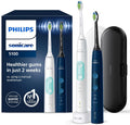 Philips Sonicare ProtectiveClean 5100 - Brosses à dents électriques avec 3 modes de brossage, capteur de pression, minuterie et étui de voyage