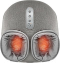 Medcursor Appareil de massage des pieds avec chaleur, masseur de pétrissage profond, soulage les muscles fatigués et plantaire