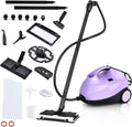 RELAX4LIFE Nettoyeur Vapeur Haute Pression 2000W, 1,5 L Réservoir d'Eau, 4 Bar, 14 Accessoires Polyvalents, Aspirateur Vapeur Sans Fil pour Canapé