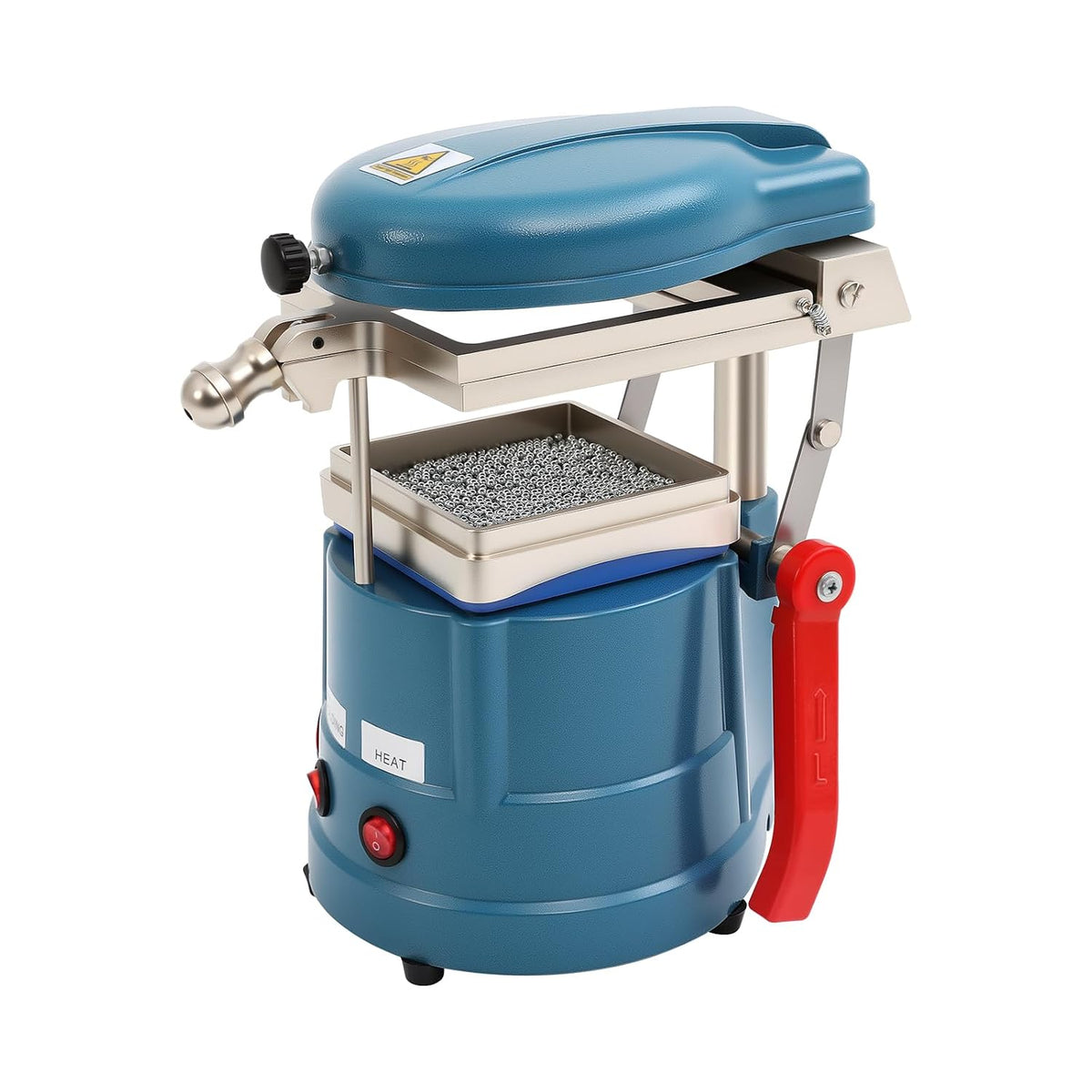 Machine de formation dentaire professionnelle pour laboratoire dentaire - 1000 W - Machine de moulage sous vide dentaire en alliage d'aluminium