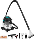 VONROC Nettoyeur Moquette 1400W - Nettoyant Tissus Spécial Tapis, Moquette, Siège Voiture - Machine Nettoyage 4 en 1 Fonction Aspirateur - Aspire