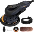 MAXXT Ponceuse excentrique 150 mm sans balais avec raccord tri-noyaux, course excentrique 5,0 mm, frein automatique (2 s), 6 vitesses réglables