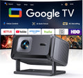 Vidéoprojecteur 4K Google TV/Auto Focus/Keystone Mini Projecteur Portable FHD 1080P Courte Focale, Contrôle Vocal
