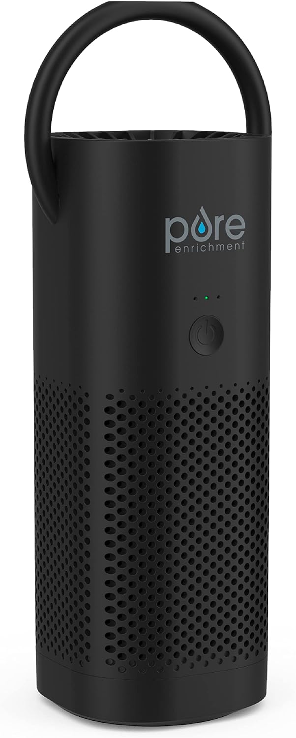 Pure Enrichment PureZone Mini purificateur d'air portable, Le véritable filtre HEPA nettoie l'air, aide à soulager les allergies