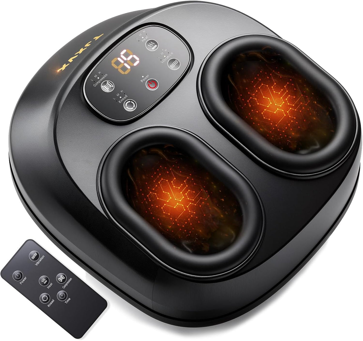 TJXVX Masseur Plantaire électrique Pour Douleurs aux pieds, Shiatsu, Chaleur