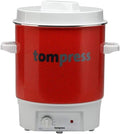 Tom Press Stérilisateur émaillé électrique pour stérilisation conserves et cuisson - TOM PRESS
