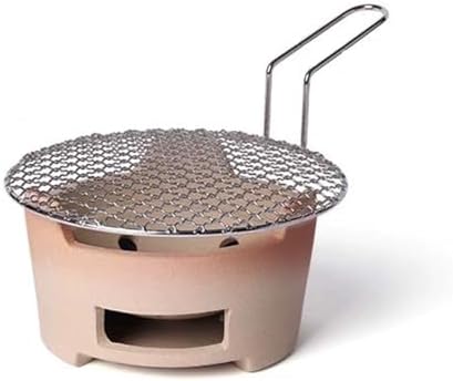 Réchaud à Charbon de Bois en Argile, réchaud de Camping en Argile, Barbecue à Charbon Portable, Polyvalent, résistant aux Hautes températures