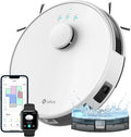 Lefant M1 Robot Aspirateur Laveur 2 en 1, 5500Pa, Navigation LiDAR, Cartographie Multi-étage, Zones Virtuelles, Connecté par Alexa/APP/WiFi