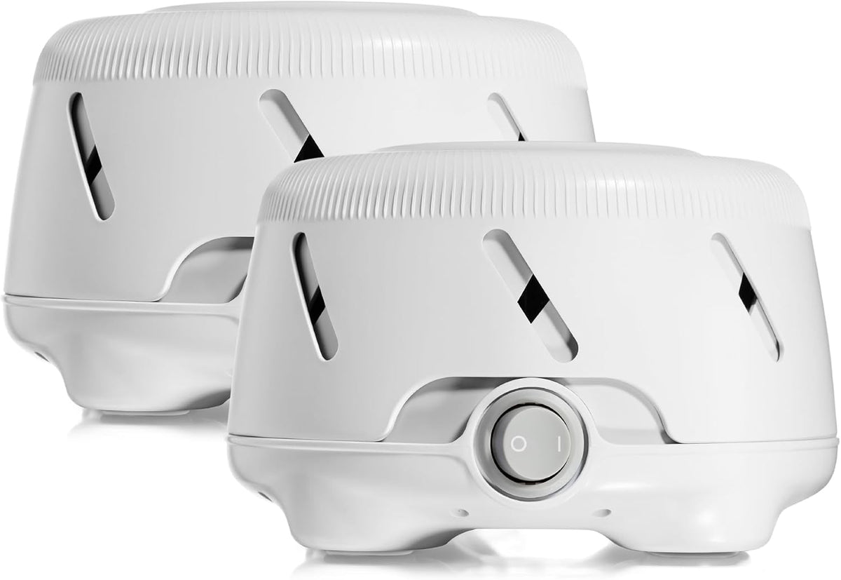 Yogasleep Dohm Uno Lot de 2 machines à sons blanches, Bruit blanc à base de ventilateur pour adultes et bébés